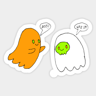 Cute Ghosts Sticker